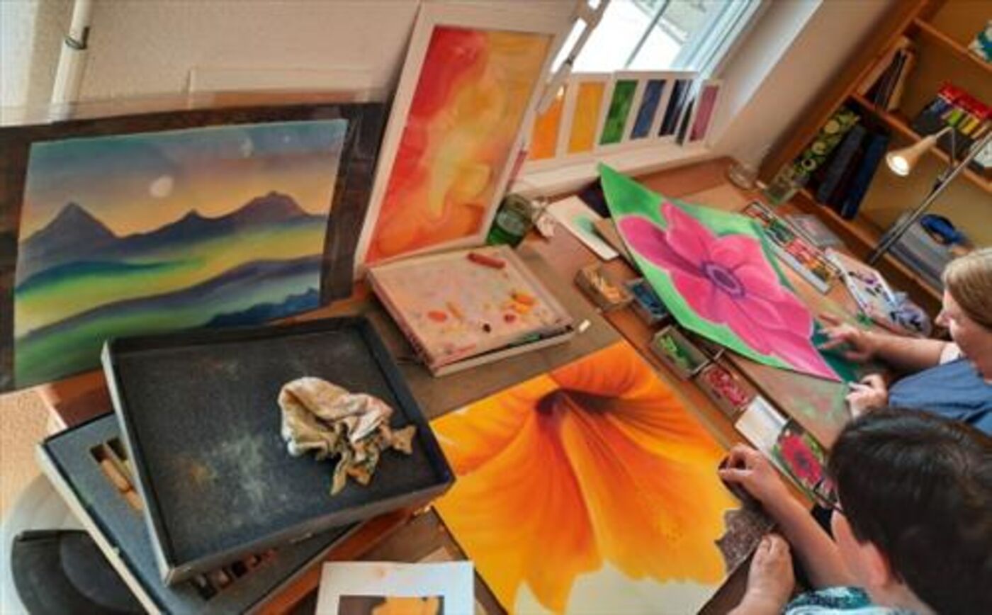 Malatelier Farbentanz – Malkurse