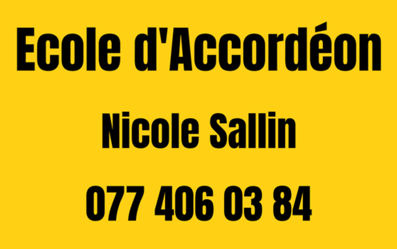 Ecole d'accordéon Nicole Sallin